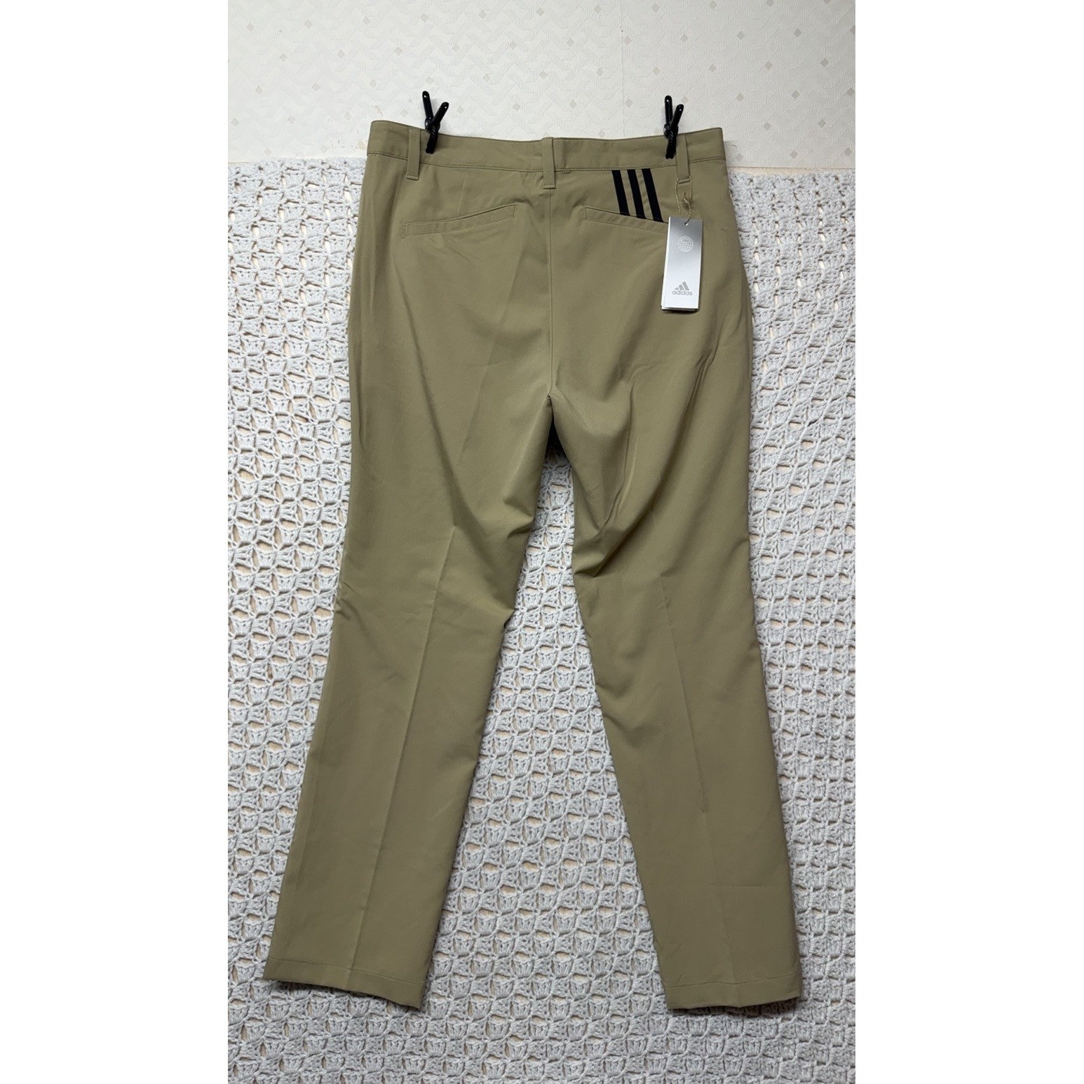 Adidas Primegreen Golf Pants Mens Sz 32x30 Beige Hemp Nwt Style Hg8842
